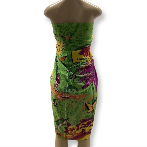 Zuliana Exclusive Florida” Sarong Made in USA. New With Tags - Picture 3 of 3